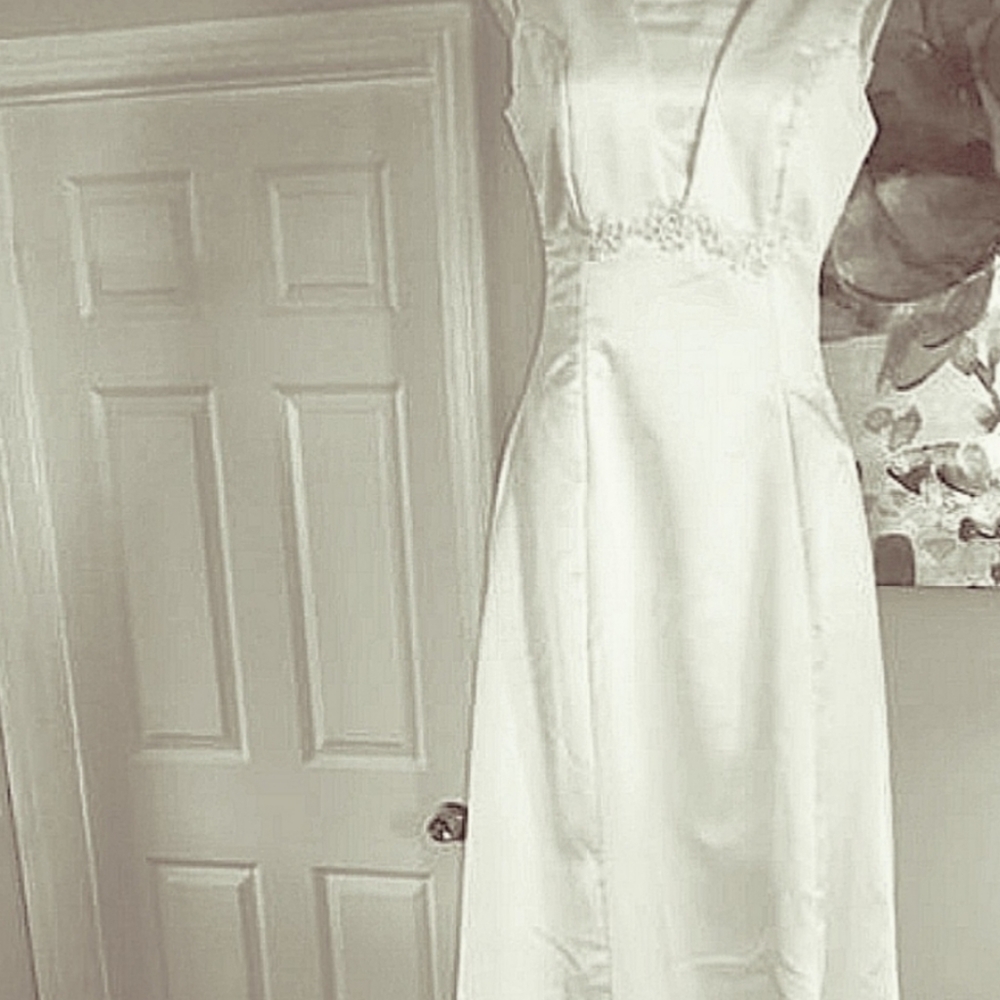 Boho vintage wedding dress size 10